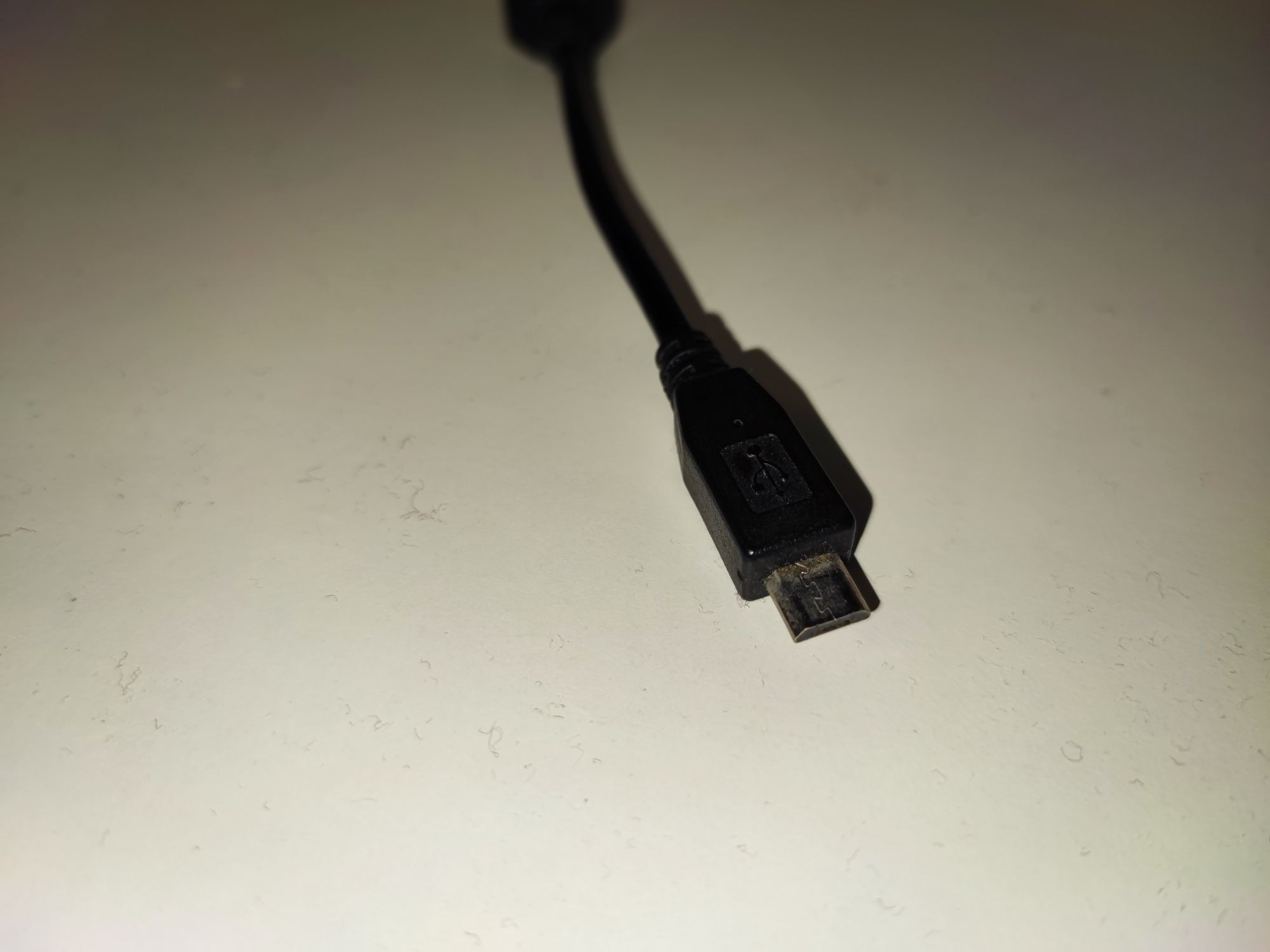 OTG micro USB кабель, 14 см.