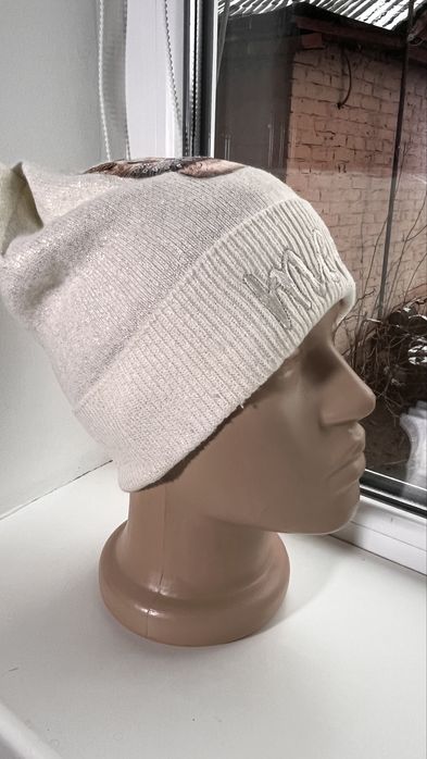 Демісезонна шапка Котик 52-54 розміру