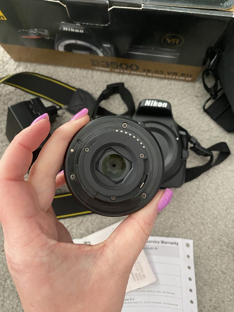 Aparat Nikon D3500 obiektyw