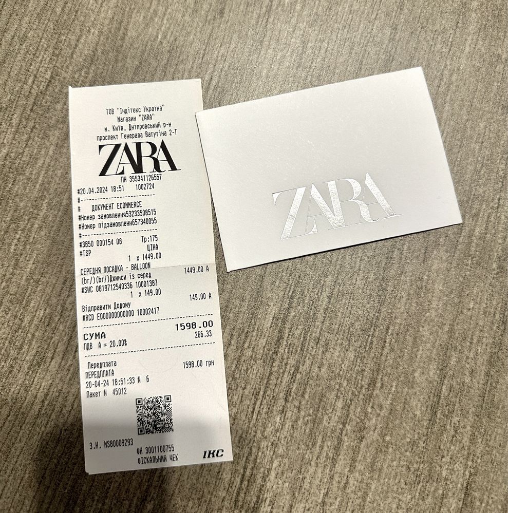 Жіночі джинси Zara