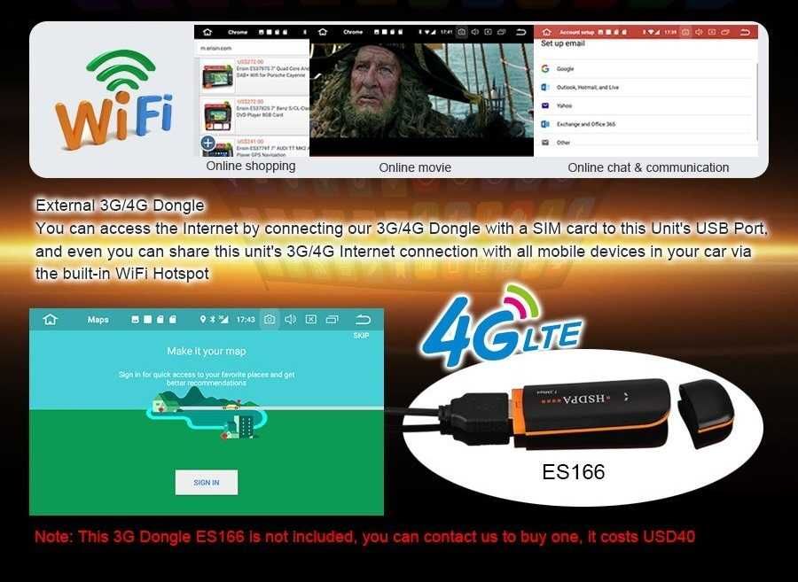 Radio CarPlay Android WiFi 4G MP3 GPS USB DSP Opel Vectra Astra Corsa