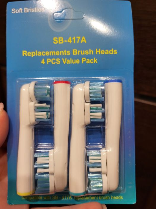 Насадки Oral-B Dual Clean (4 шт.) для електричної зубної щітки