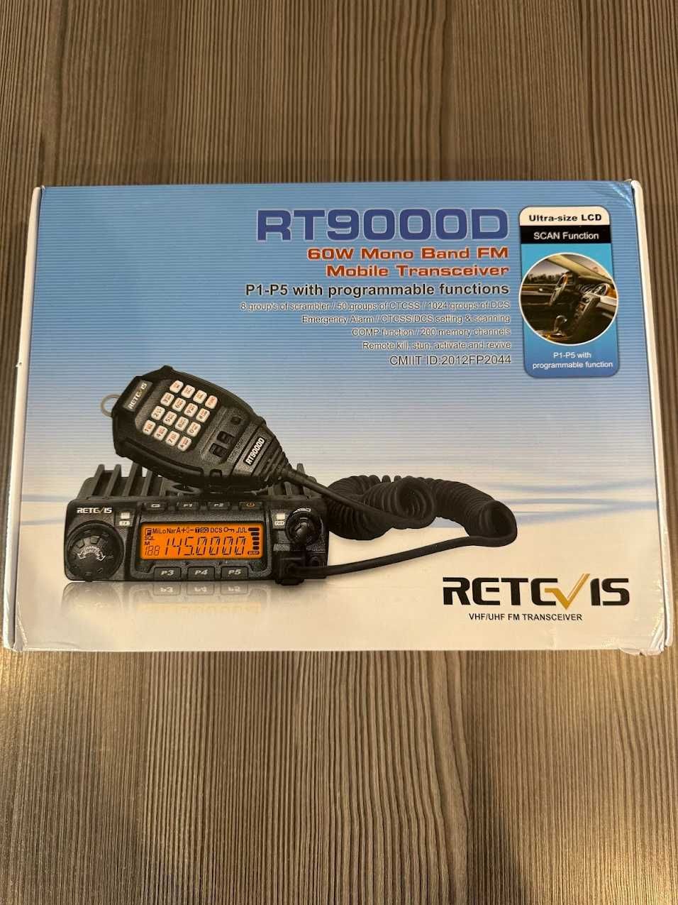 Retevis RT9000D Przenośny Nadajnik - Odbiornik 60W 136-174mhz duża moc
