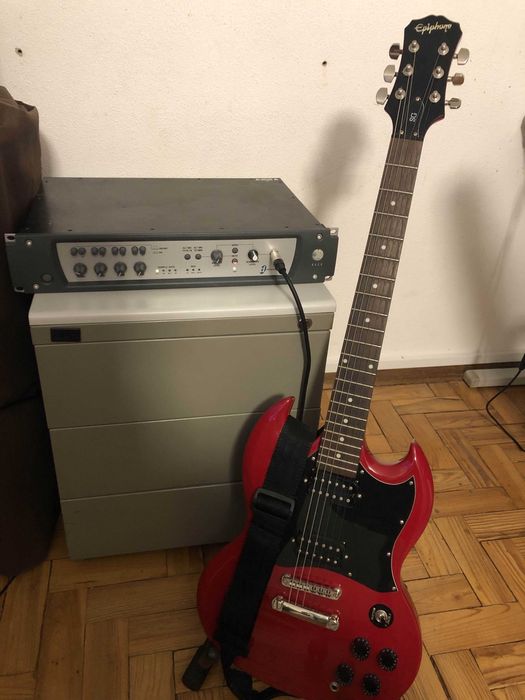 Guitarra Elétrica Epiphone SG Standard Cherry como nova!