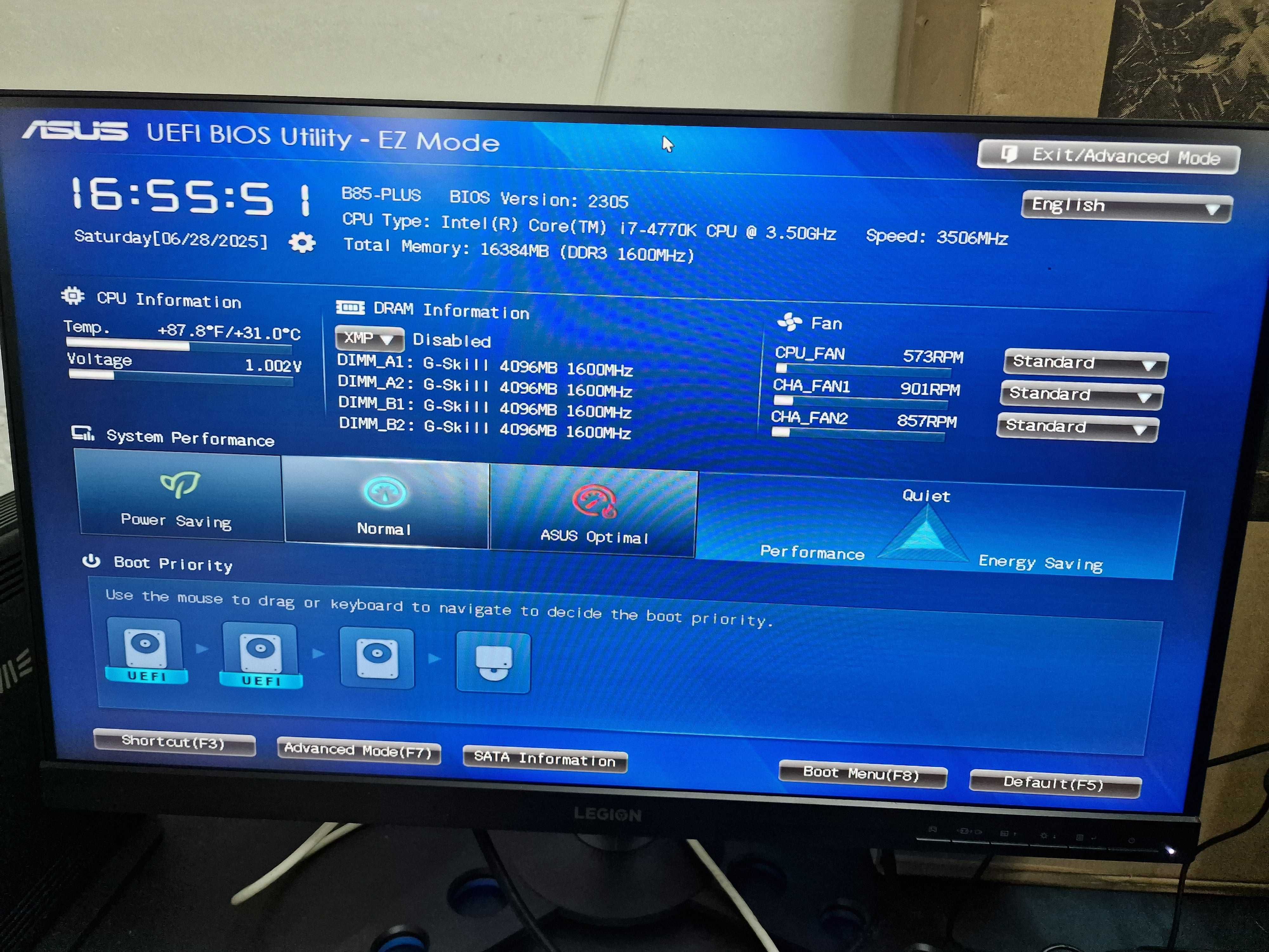 PC Gamer usado, a funcionar