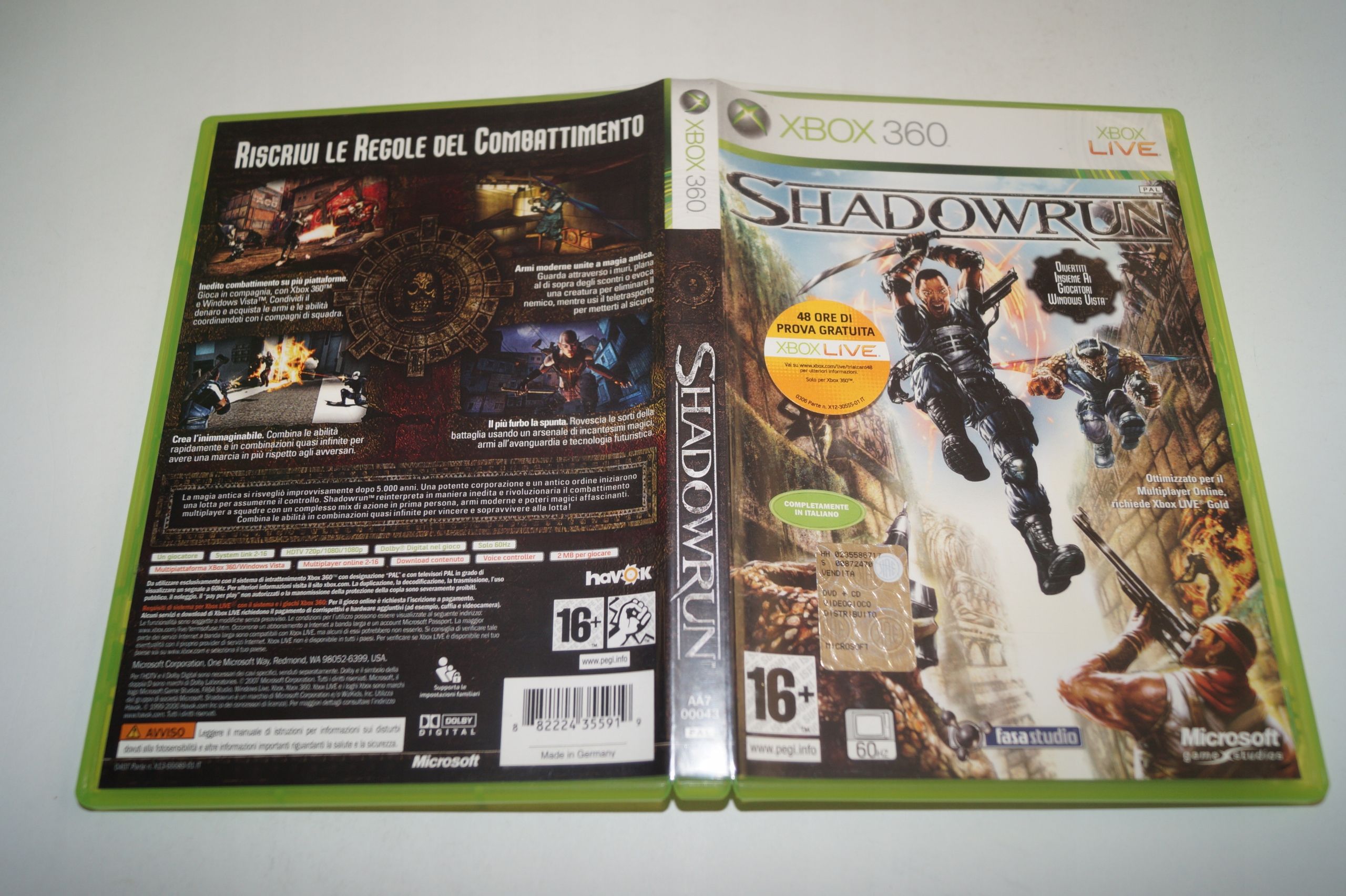 Gra Shadowrun X360 Xbox 360