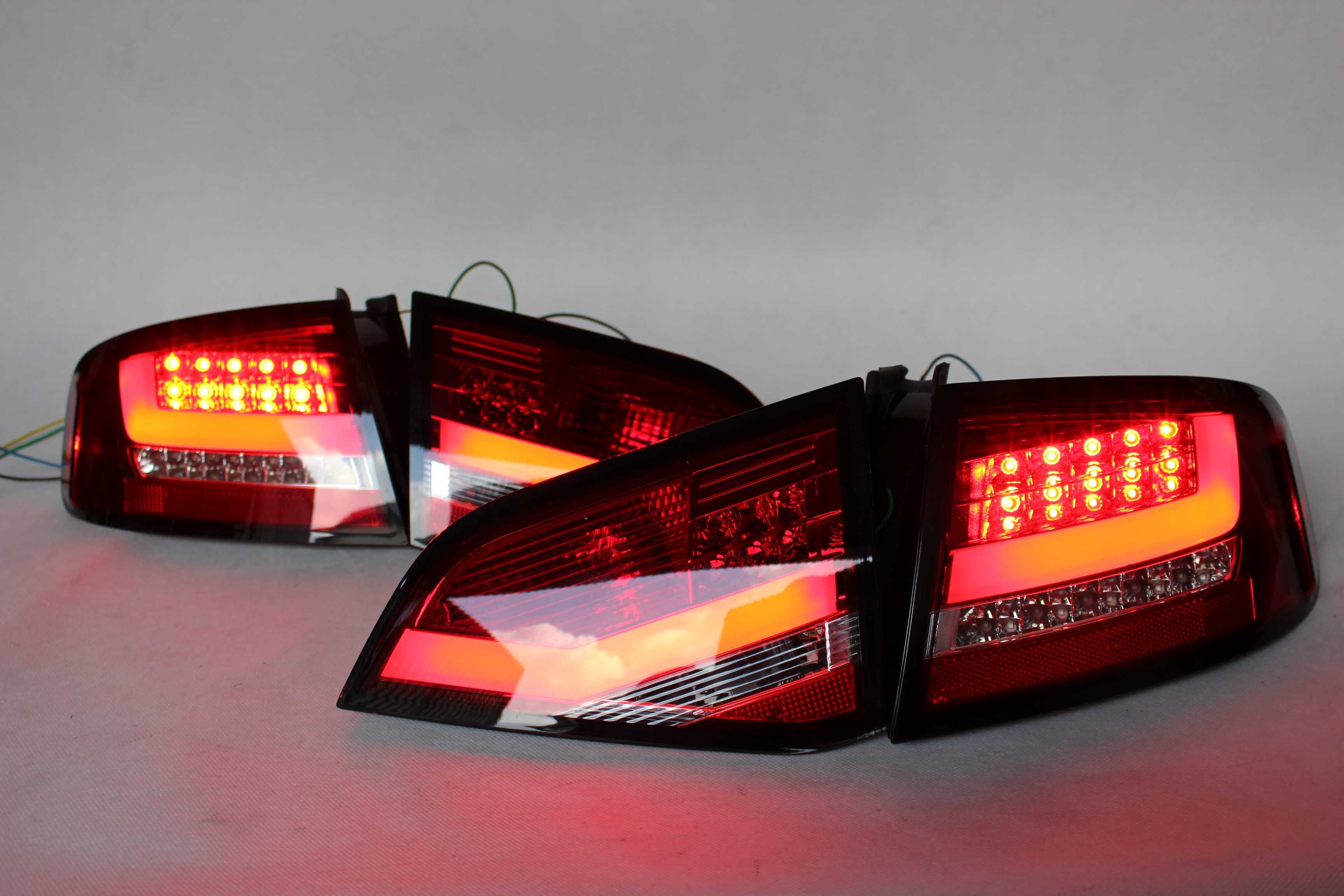 Lampy światła tył tylne AUDI A4 B8 08-12 Sedan LED BAR NEON Czerwone !