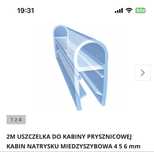 Uszczelka do prysznica 4-6 mm