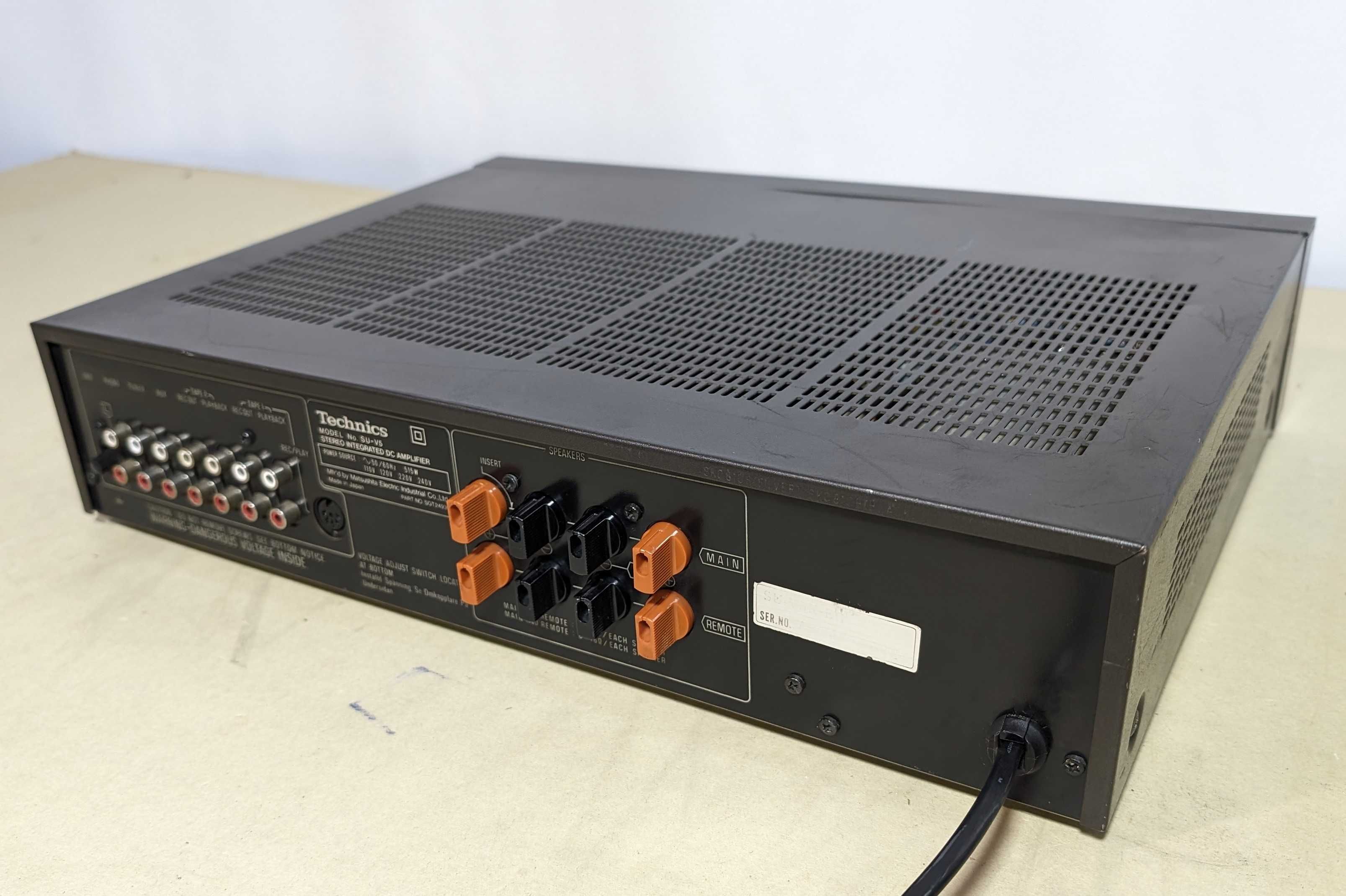 Підсилювач Technics SU-V5,транзисторний,85 Вт на канал,4-16 Ом,Японець