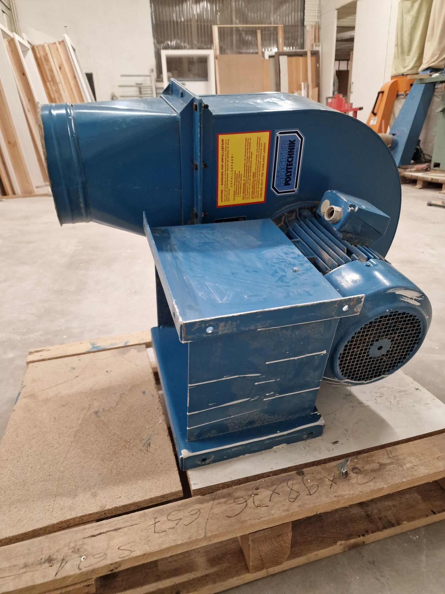 Wentylator do trocin Hocker Polytechnik 5,5kw odciąg dmuchawa