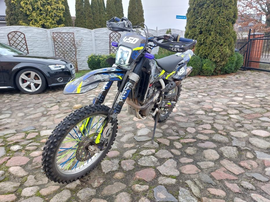 Husqvarna te 450ccm , z dokumentami