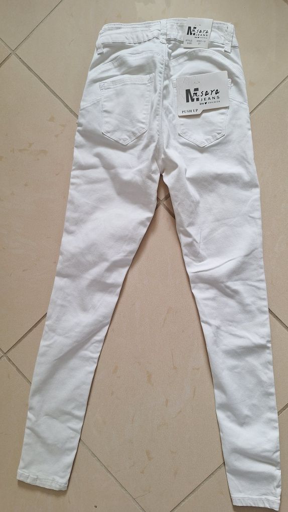 Spodnie jeansy MSara. Push up. Rozmiar 27