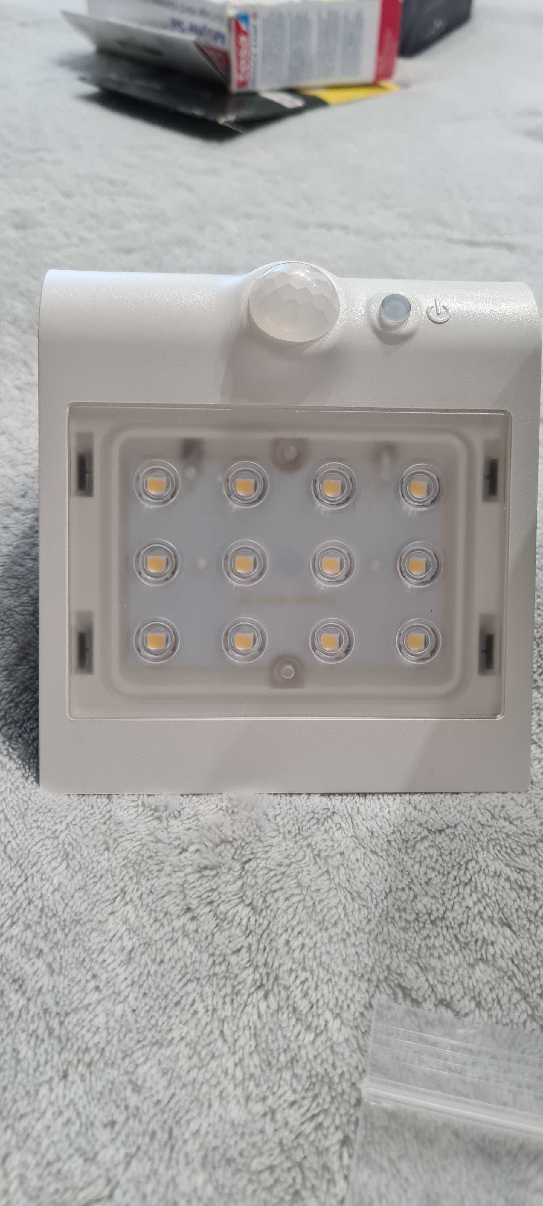 Lampy solarne LED 1,5W, białe neutralne światło zmierzchowe
