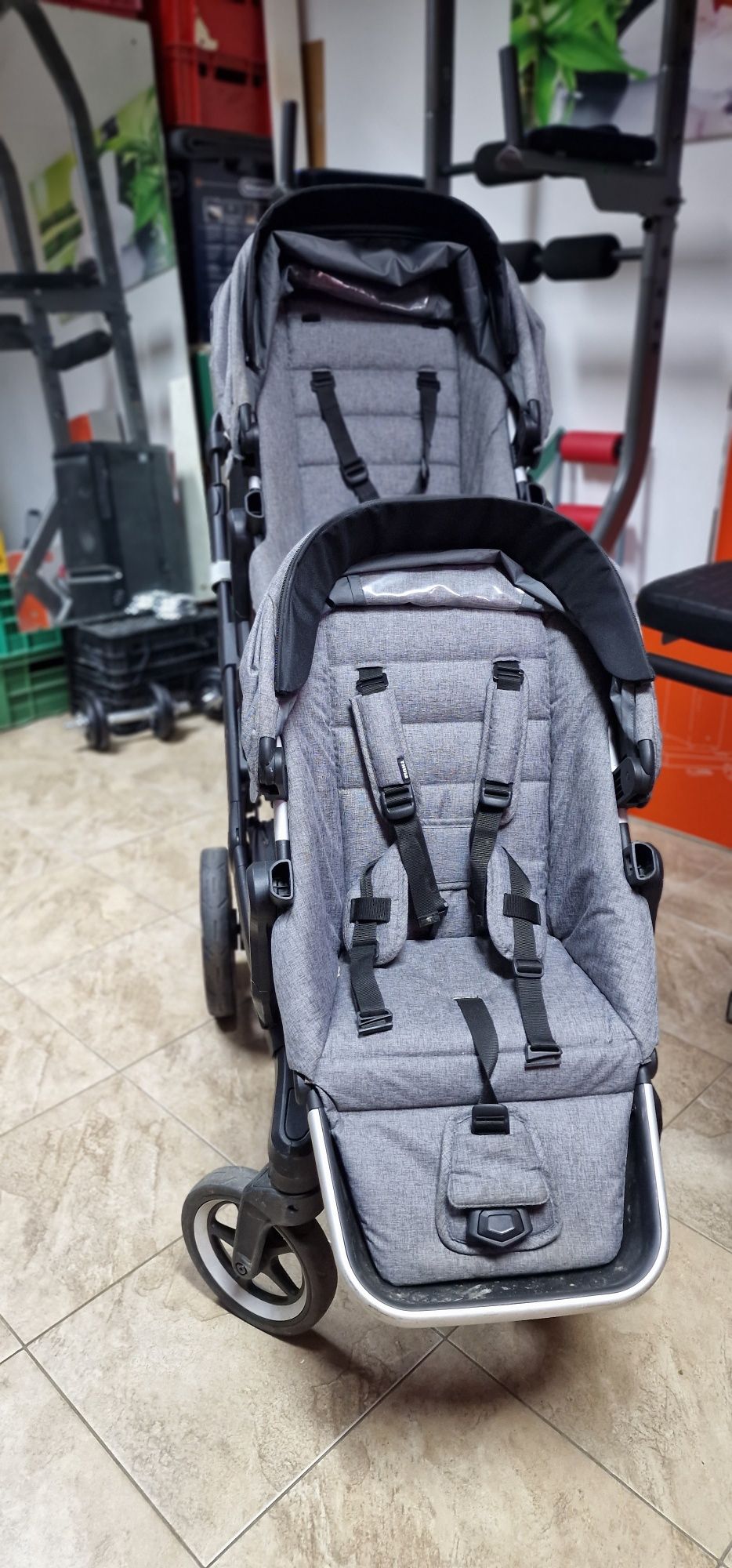 Wózek Thule Sleek 2 spacerówki + gondola