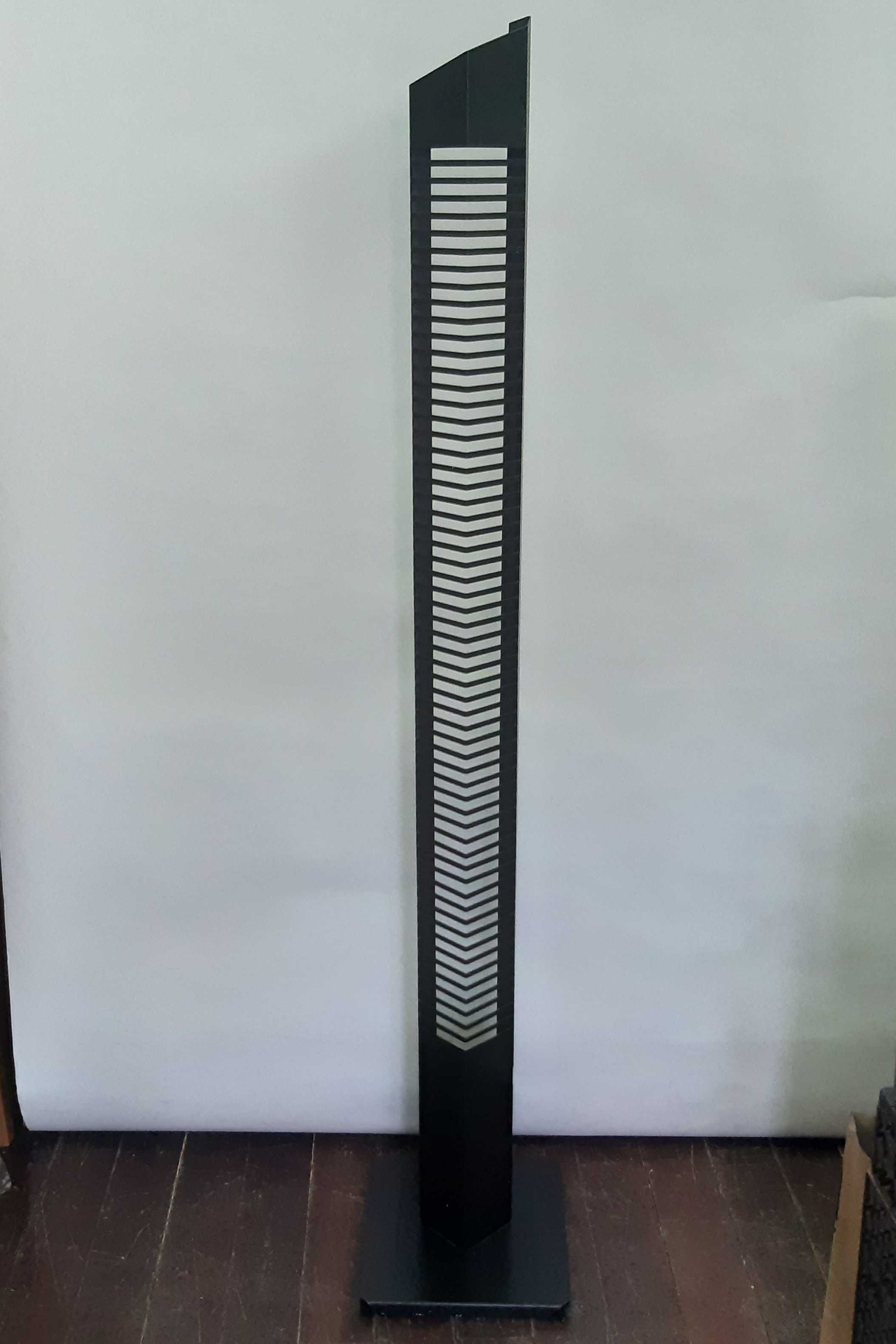 Torre Metal Preto Arquivador Expositor Suporte 60 CDs