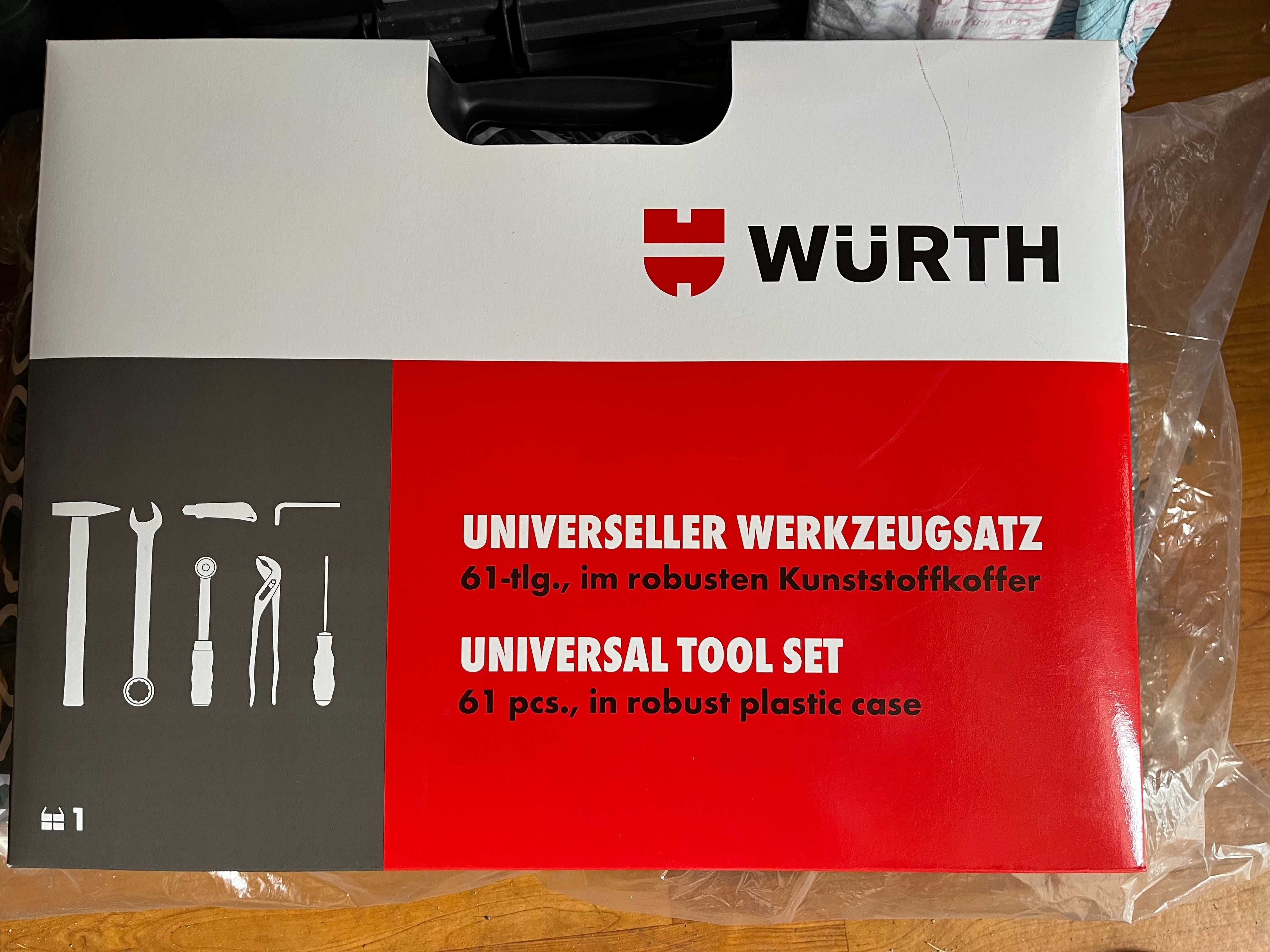 Walizka narzędziowa WURTH 61 elementów !
