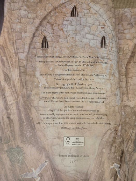 Harry Potter and the Prisoner of Azkaban illustrated edition Hardcover