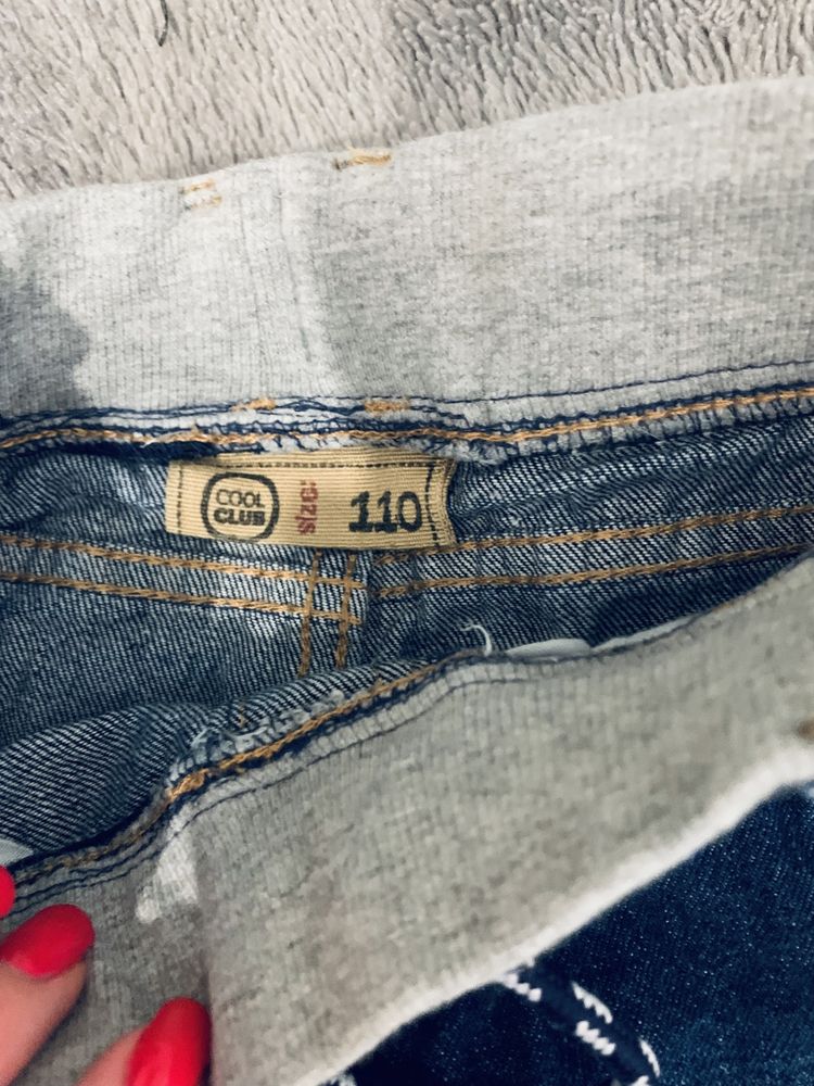 Spodnie jeans chłopięce 110