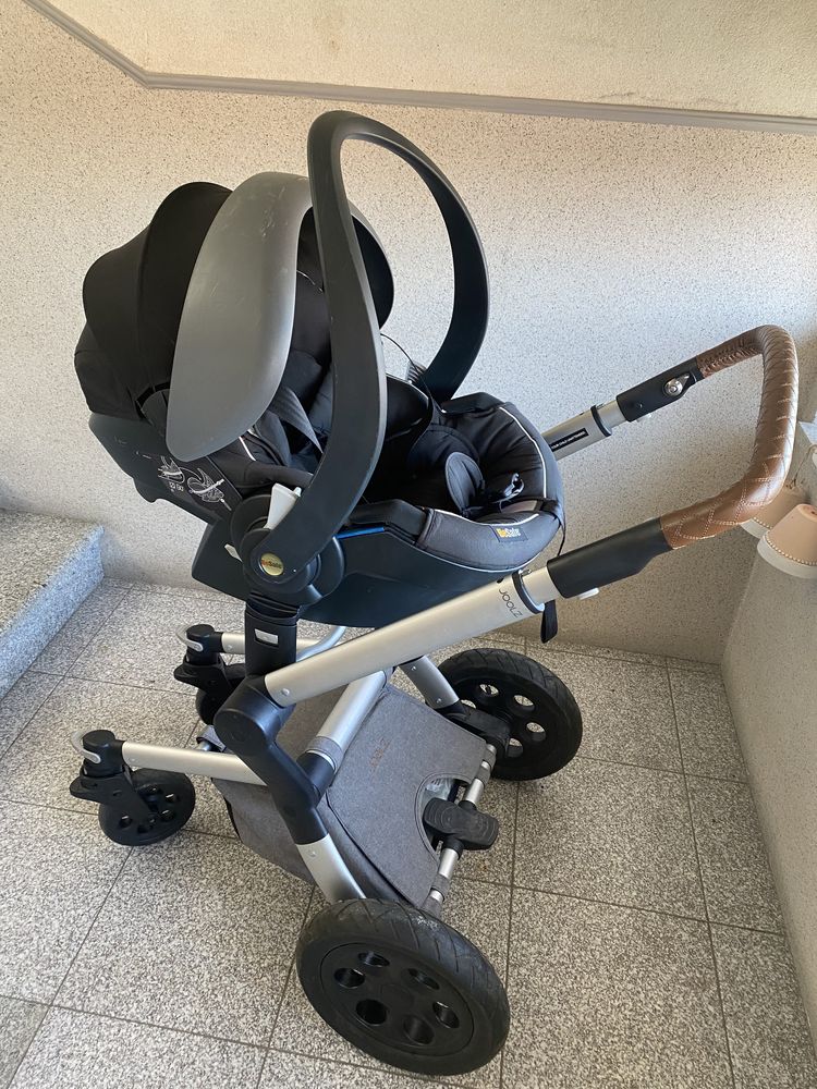 Carrinho bebé Joolz Day,  Ovo e base isofix Besafe