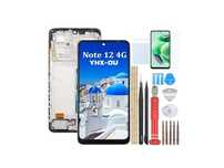 Ekran Xiaomi Redmi Note 12 4G LCD 6.67", czarny z ramką i narzędziami