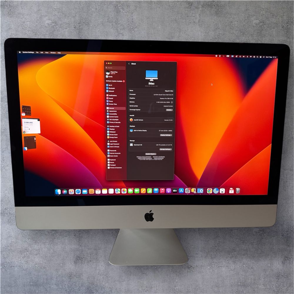 iMac 27-inch (2017) prateado