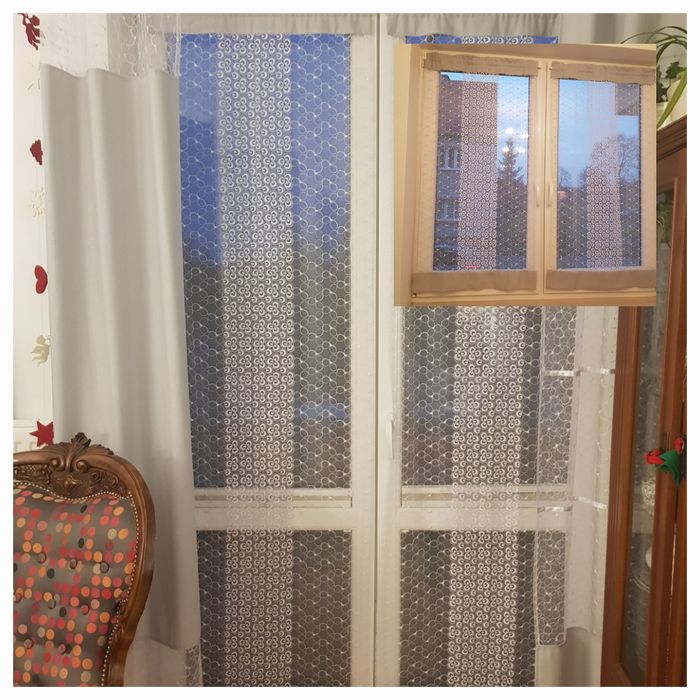 Firana panel ekran 2 szt.134x 67 cm + 1 szt.238 x 70 cm