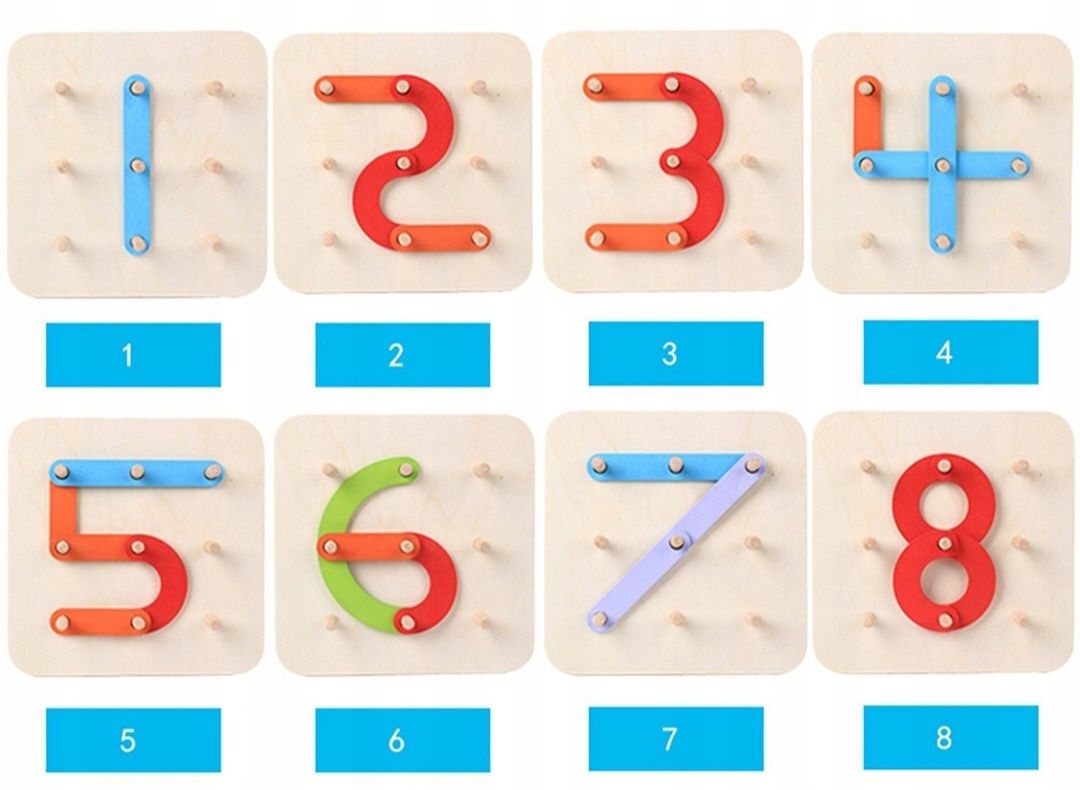 Logiczna układanka Montessori puzzle gra