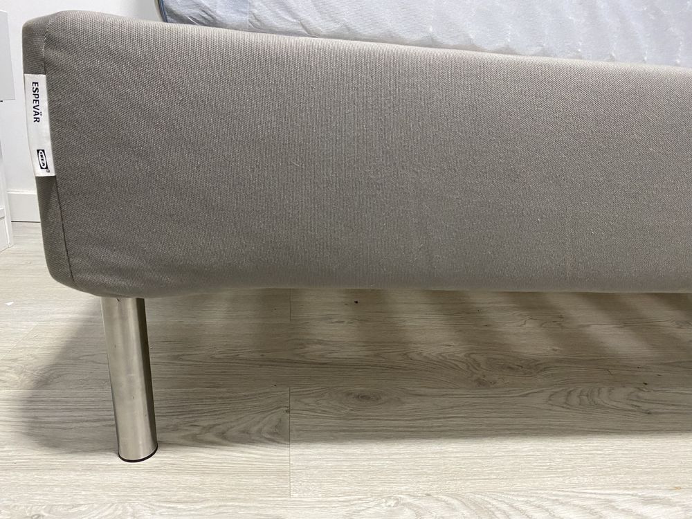 Capa Espevar cinza para sommier espevar 90x 200