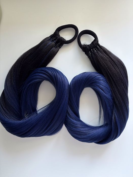 Warkoczyki na gumce doczepiane