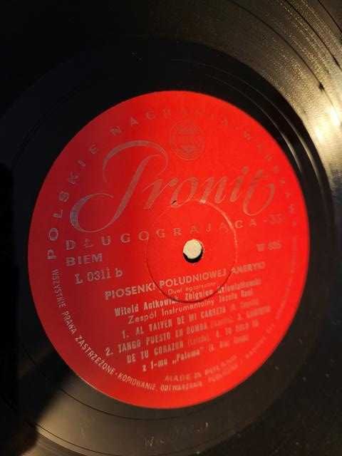 Płyta winyl 10" Duet Egzotyczny ‎– Piosenki Południowej Ameryki 1960 r