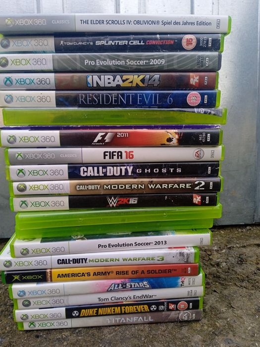 Zestaw 21 gier xbox 360