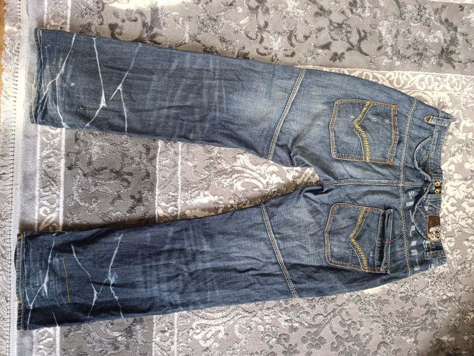 Custom jeans opium flared кастомные джинсы