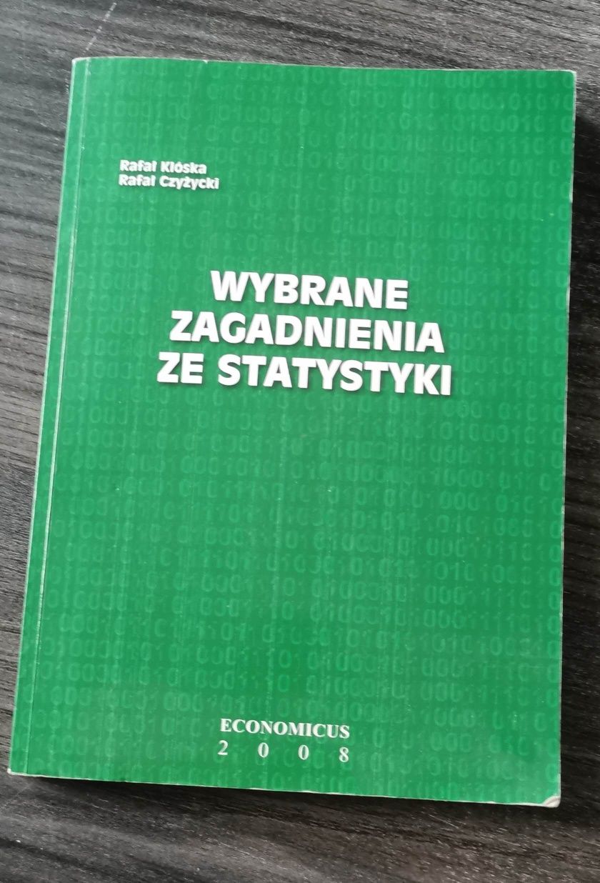 Książka podrecznik Wybrane zagadnienia ze statystyki R. Klóska R. Czyż
