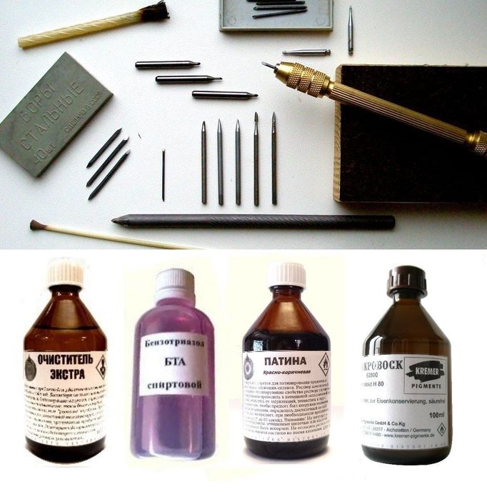 Набор для реставрации изделий из металла