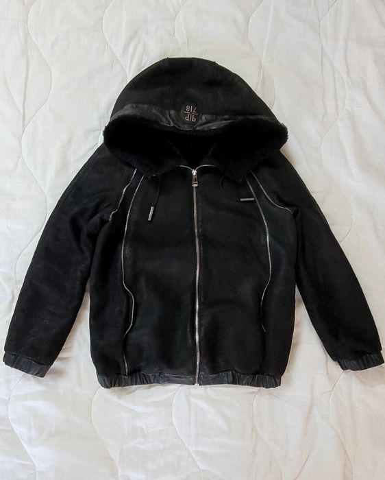 Бомбер дубленка итальянская цигейка натуральная