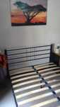 CAMA DE CASAL - METALICA - USADA EM BOM ESTADO