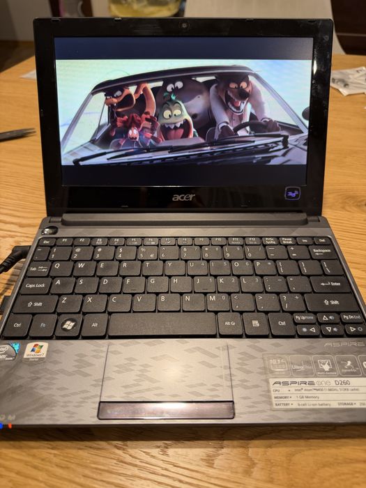 Laptop 10 cali Acer Aspire one D260 win7