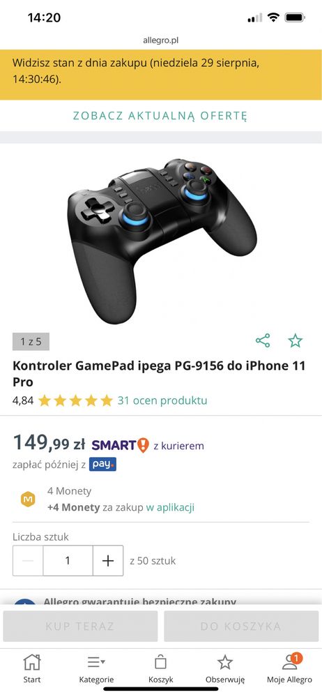 Controller GamePad Ipega Pg-9156