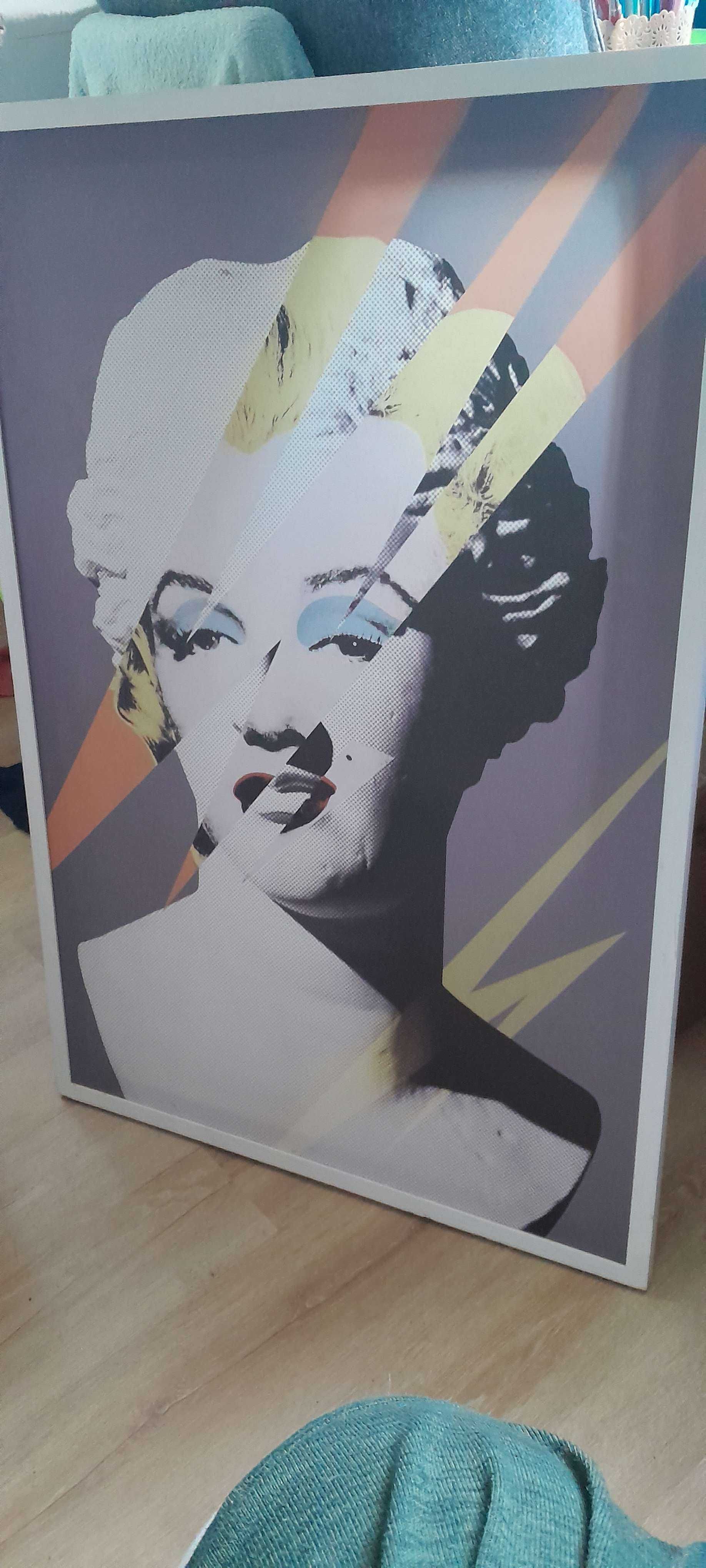 Obraz na płótnie w drewnianej ramie. Marilyn Monroe