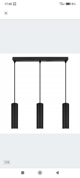 Lampa sufitowa LED Tuba
