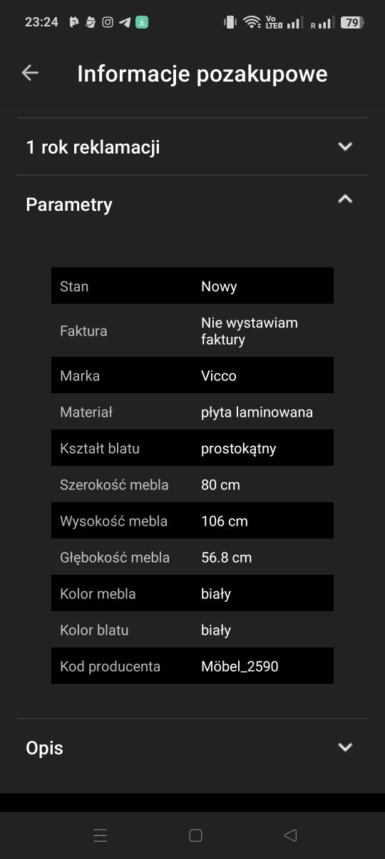 Stolik barowy z hokerami