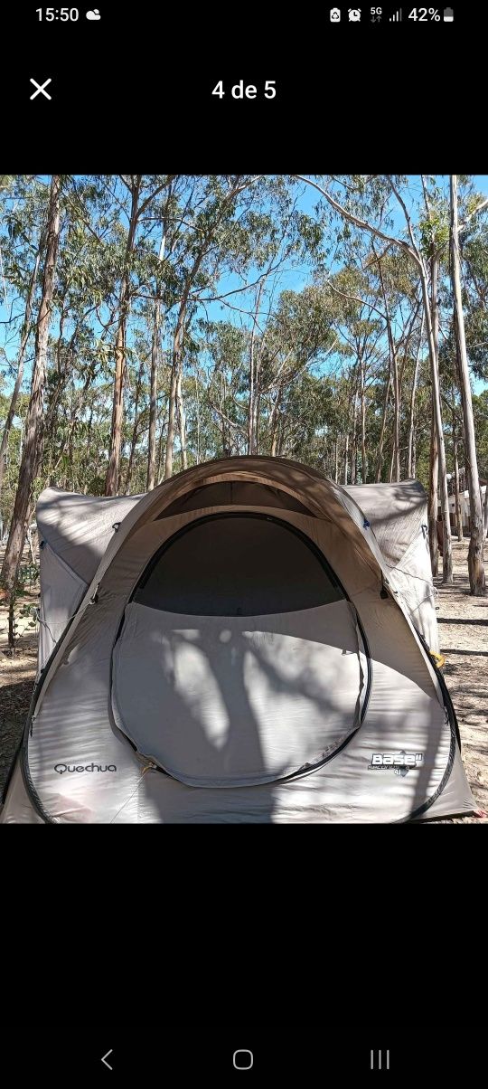 Tenda quechua base seconds 4.1