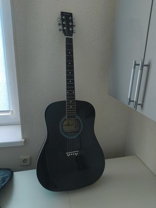 Гітара акустична Maxtone з чехлом+ ремінь stagg