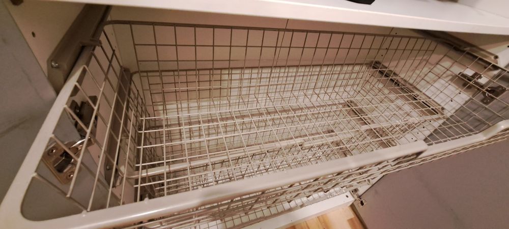 Kosze siatkowe z prowadnicami IKEA do PAX 100x35