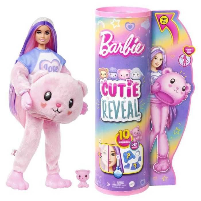 Барби серии Мягкие и пушистые Мишка Тедди Барбі Ведмедик Barbie HKR04