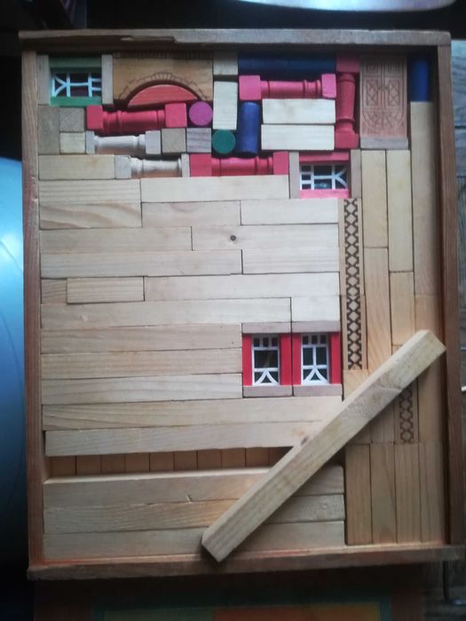 Zabytkowe klocki konstrukcyjne Karl Fritzsch - nowe