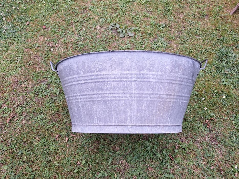 Balia ocynkowana duża stara