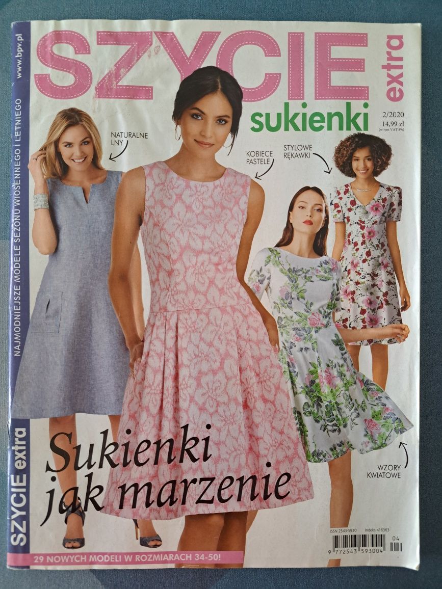 Czasopismo "Szycie extra- Sukienki"