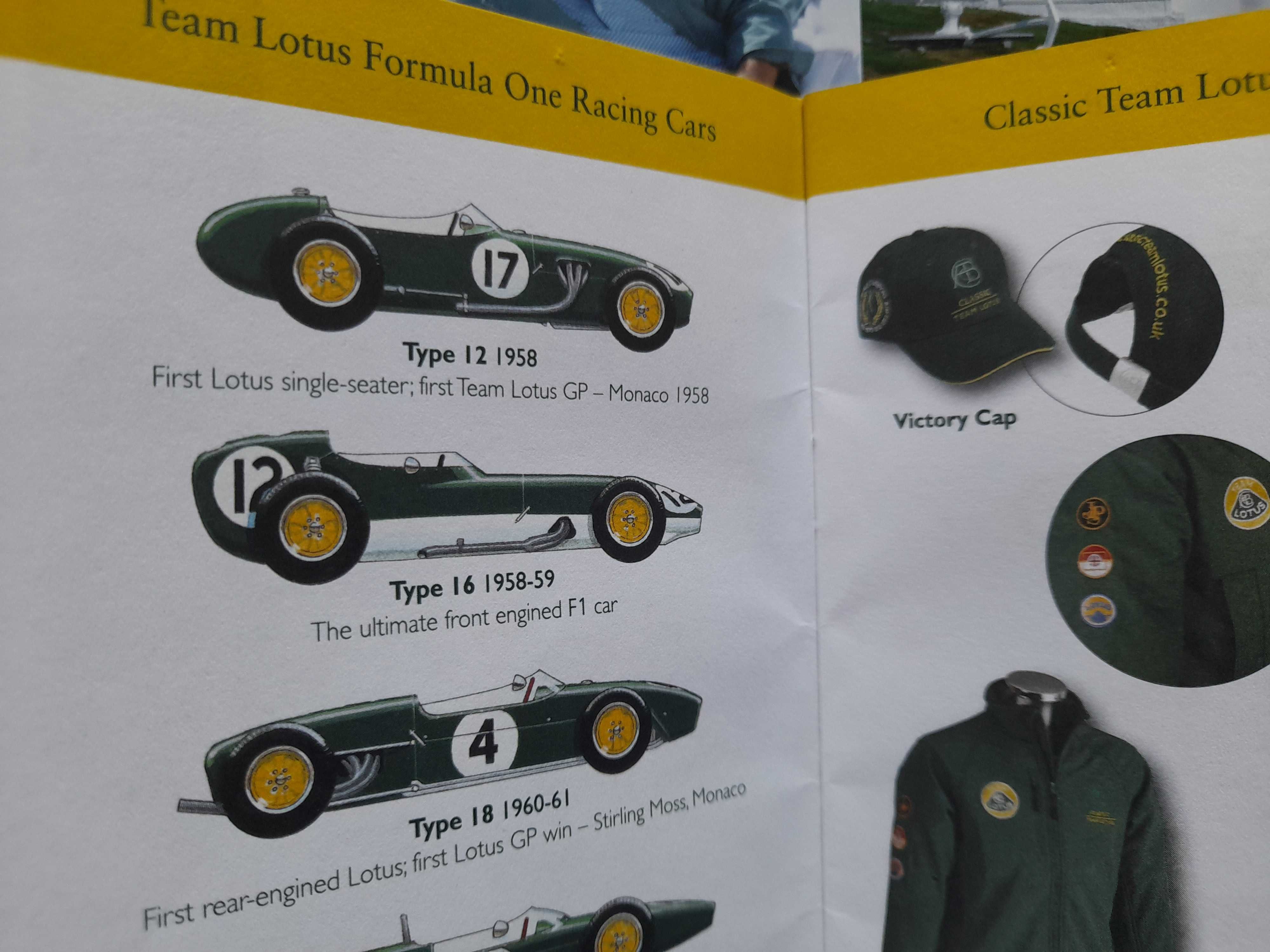 Team LOTUS Formuła 1 bolidy, kierowcy, statystyka. Wydanie Lotus