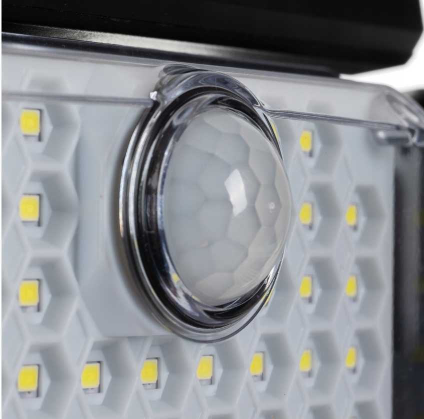 Nowoczesna LAMPA OGRODOWA Z Czujnikiem Ruchu Zmierzchu 4w1 (OKAZJA)
